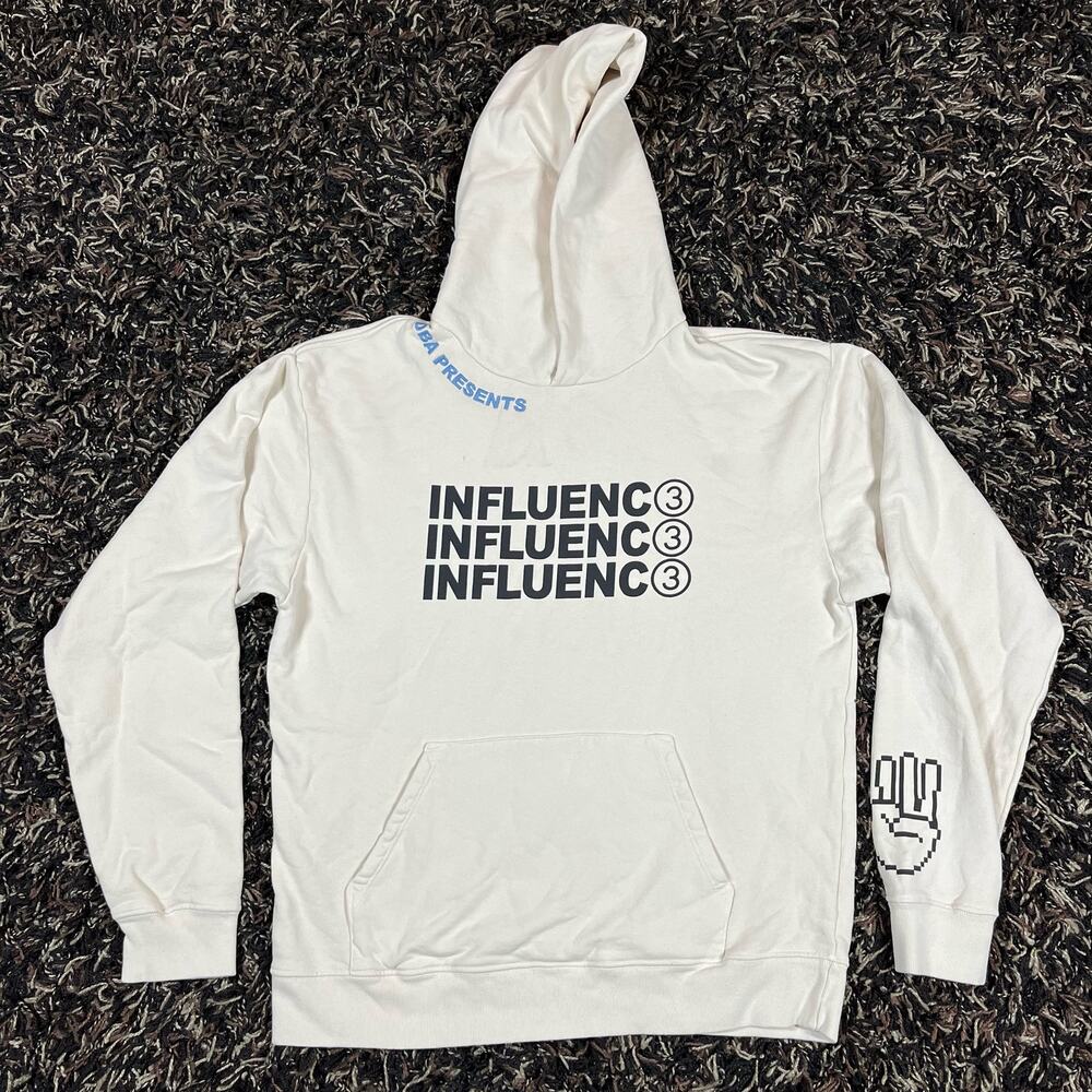 Influence DBA Presents Cream Pullover Hoodie Men’s Sz M‎ New